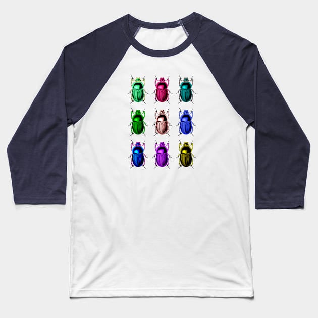 Cosmic Scarabs Baseball T-Shirt by TheDaintyTaurus